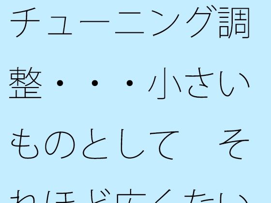 チューニング調整・・・小さいものとして  それほど広くない木箱の中での周波数エンタ