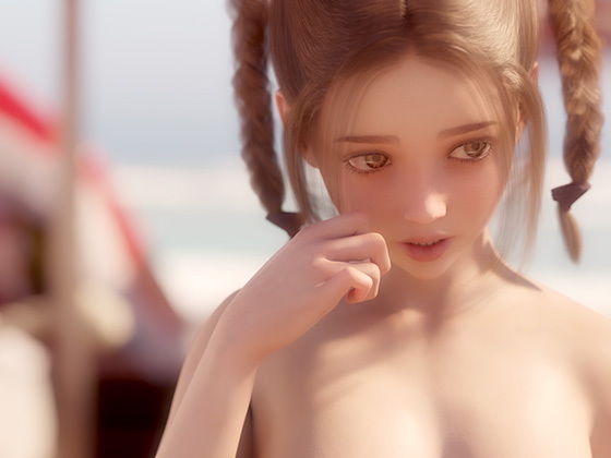 グラビア風ヌードCG集01